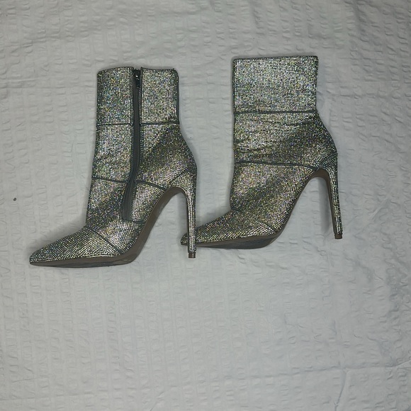 Steve Madden Winona Rhinestone Boots - Picture 5 of 7